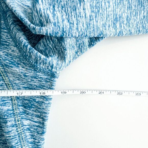 Fila Womens Hooded Performance Kangaroo Pockets Long Sleeve Teal Marl Medium - Picture 4 of 6